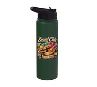Artistic Vibes Social Club Stainless Steel Insulated Water Bottle