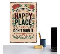 Artistic Wall Decorative Panel - Interior Exterior Decoration - Aesthetic Metal Panel | For Home Apartment Farm Dorm Bedroom Patio Garden Yard