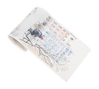 Artistic Washi Tape Snow Urban Landscape Journal Craft Decorative Roll | Twilight Gradient, Seamless Repositioning, Washi Paper, Smooth Tearing, Clouds and Silhouettes, Residue-Free Finish