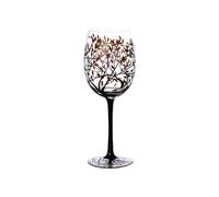 Artistic Wine Glasses - Hand Painted Wine Glasses, Hand Painted Glasses with Four Seasons Tree | Artistic Wine Glasses for White Wine, Red Wine, Cocktail