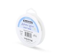 Artistic Wire, 20 Gauge Silver Plated Tarnish Resistant Colored Copper Craft Wire, Tarnish Resistant Silver, 78 ft