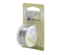 Artistic Wire 22 Gauge Stainless Steel Craft Jewelry Wrapping Wire Wire, 8 yd, 22 Gauge, Stainless Steel
