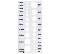 Artistic Wire 22-Hole Plastic Drawplate 4 to 16mm