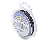 Artistic Wire 25 ft 20 Gauge Silver Plated, Hematite