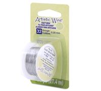 Artistic Wire, 32 Gauge Stainless Steel Craft Wire, 30 yd