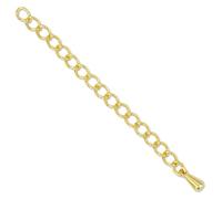 Artistic Wire Beadalon 144-Piece 2-Inch Tear Drop Extension Chain, Gold Plate