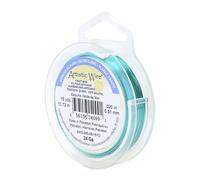 Artistic Wire Beadalon 24-Gauge Silver Plated Sea foam Green Wire, 15-Yards