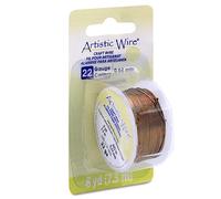 Artistic Wire Craft Wire, Brass, Gun Metal