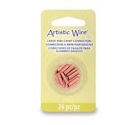 Artistic Wire Large Gauge Crimp Tubes Variety Pack Bare Copper, for 12, 14, 16 ga Wire, 24 pc
