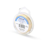 Artistic Wire Silver Plated Tarnish Resistant Colored Copper Craft Wire, Gold, 24 Gauge, 15 yd