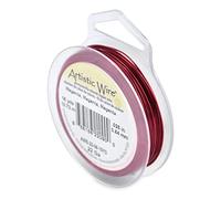 Artistic Wire Tarnish Resistant Colored Copper Craft Wire, Magenta, 22 Gauge, 15 yd