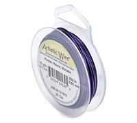 Artistic Wire Tarnish Resistant Colored Copper Craft Wire, Purple, 20 Gauge, 15 yd