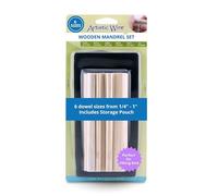 Artistic Wire Wood Mandrel Set 5.5" 6/Pkg-1/4"-1"