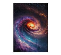 Artistic Wooden Jigsaw Puzzle for Adults, Andromeda Galaxy, 300 PCS