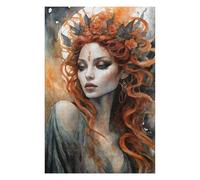 Artistic Wooden Jigsaw Puzzle for Adults, Dark Siren, 1000 PCS