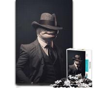 Artistic Wooden Jigsaw Puzzle for Adults, Mafia Loan Shark, 1000 PCS
