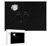 Artistic Wooden Jigsaw Puzzle for Adults, Silhouettes in The Dark, 300 PCS