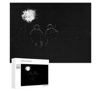 Artistic Wooden Jigsaw Puzzle for Adults, Silhouettes in The Dark, 500 PCS