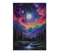 Artistic Wooden Jigsaw Puzzle for Adults, The Brightest Star, 300 PCS