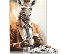 Artistic Zebra 1000 Pieces Puzzles Paper Puzzle for Teenager Funny Jigsaw Puzzles 1000pcs (38x26cm)