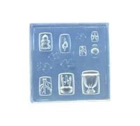 Artistics Silicone Nail Casting Mould with Oceanics Pattern Process for Making Decorative Jewelry, Shells, Embossed Nail Mold