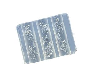 Artistics Silicone Nail Casting Mould with Oceanics Pattern Process for Making Decorative Jewelry, Shells, Embossed Nail Mold