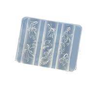 Artistics Silicone Nails Casting with Oceanics Inspire Pattern Process for Decorative Jewelry Making Nail Art Silicone