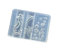 Artistics Silicone Nails Casting with Oceanics Pattern Process for Decorative Jewelry Art Silicone