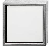 Creativ Painting Canvas with Frame, whiteantique Silver, One Size