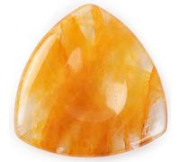 Artistone Citrine Crystal Thumb Worry Stone for Anxiety Healing Crystal Pocket Palm Stone Gemstones for Meditation Chakra Balancing