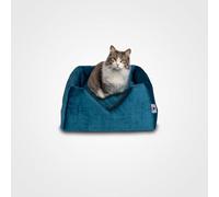 Artistry Home Vario Lux 3-in-1 Pet Bed - Multi-Functional Sofa, Orthopaedic Cushion, Removable Washable Cover - Blue for Dogs & Cats