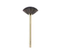 Artist's Arsena.l Professional Fan Brush For Face Highlighting | Precise Synthetic Brushes | Feather Soft Touch | Perfect For Highlighting | Luxe Packaging Makeup Brush (Golden)