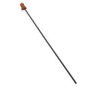 Artists Hand Rest Metal Mahl Stick with Artificial Leather Tip Foldable | Aluminum Alloy and Wood Material, Ball-shaped Head, Two-section Construction, Reduces Wrist Fatigue, Stable Placement