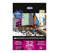 Zieler : Marker & Illustration Pad : 100gsm : 32 Sheets : A4