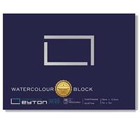 Artists Watercolor Paper Block - 100% Cotton Paper,20 Sheets of 160lb/350gsm Cold Press Watercolor Art Supplies for Wet, Dry, and Mixed Media Painting - Premium Art Paper (7 x 5'')