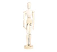 Artists Wooden Manikin - Jointed Mannequin Stand, Artist Manikin with Base | Anatomical Proportion Poseable Human Figure, Educational Sketching Reference Model | Comic Book Drawing Puppet for Art