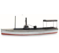 Artitec 387461 Steamboat African Queen Waterline Ready Made Model H0/00 1:87 Pod