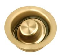 Artiwell Sink Garbage Disposal Flange and Stopper, Universal Flange Fit for 3-1/2 Inch Standard Sink Drain Hole, Kitchen Sink Replacement Accessories, Sink Food Waste Disposer Kit (CHAMPAGNE BRONZE)