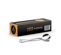 Artizan Coffee Gear - Specialty Coffee Association (SCA) Professional Coffee Cupping Spoon - Stainless Steel (4 Spoons)