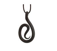 ARTIZANSTORE Hand Forged Necklace, Blacksmith Pendant, Iron Pendant, Spiral Necklace, Viking Pendant, Iron Jewelry,