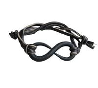 ARTIZANSTORE Iron Infinity Bracelet Unisex Mens Womens Jewellery Iron Anniversary Blacksmith Made, 3 Inch, Iron, iron