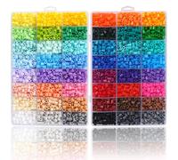 Artkal Fuse Beads 9600pcs, 48 Colors, 5mm Sized, Compatible with Perler and Hama Beads for Art Crafts