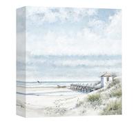 Artko Seascape Canvas Print - Coastal Wall Art - Nautical Themed Home Decor - Richard Macneil Artwork - Ready to Hang 'The Old Jetty II' Painting