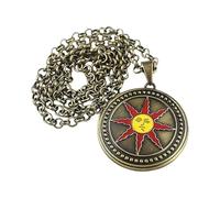 ArtkticaSupply Dark Souls Game Series Inspired - Dark Souls 3 Special Edition The Sun Necklace Pendant. Great Gift For a Gamer Friend And a Great Cosplay Item For Any Dark Soul Franchise Fan.