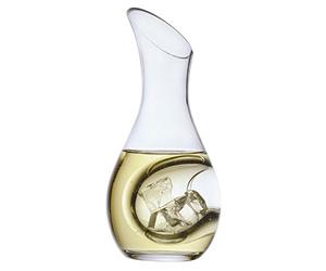 Artland Sommelier White Wine Cooling Carafe - 1050ml Glass Pitcher with Elegant Chill Rod Insert, Perfect for Chardonnay and Sauvignon Blanc