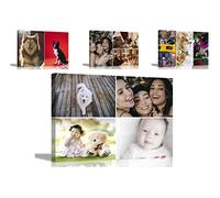 Artley Prints 4 Photos on Custom Canvas Prints Personalised Wall Art Hanging Decor for Home Office Baby, Wedding, Selfie Photos 30 x 20cm (12 x 8 inches) A4