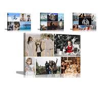 Artley Prints 5 Photos on Custom Canvas Wall Art Hanging Wall Decor Personalised Pictures Stretched and Framed Prints 51 x 35cm (20 x 14 inches)