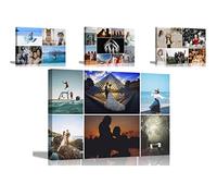 Artley Prints 6 Photos on Custom Canvas Prints Personalised Wall Art Hanging Decor for Home Office Baby, Wedding, Selfie Photos 101 x 76cm (40 x 30 inches)