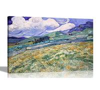 Artley Prints Landscape from St Remy by Vincent Van Gogh Canvas Pictures | Framed Modern Prints | Oil Painting Reproduction Wall Art Extra Large 101 x 76cm (40 x 30 inches)