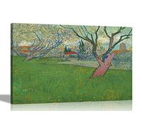 Artley Prints Orchards in Blossom View of Arles By Vincent Van Gogh Canvas Wall Art l Ready to Hang l Landscape Pictures for Decoration l Landscape Artwork 30 x 20cm (12 x 8 inches) A4